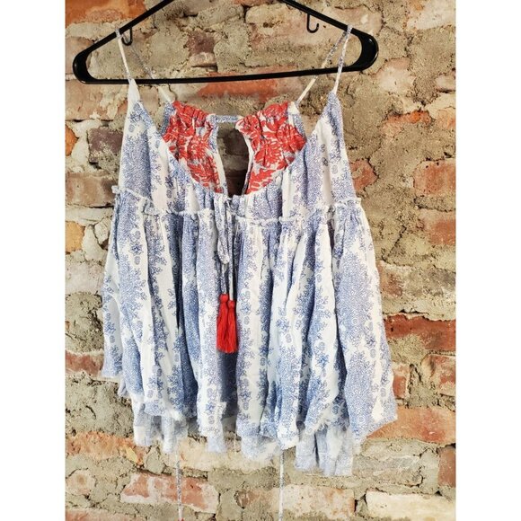 THML Crop Halter Top Womens Sz S Small Hippie Boho - Picture 4 of 4